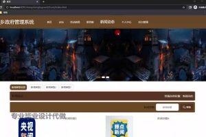 springboot+vue 乡政府管理系统
