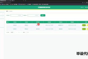 springboot 文理医院预约挂号系统
